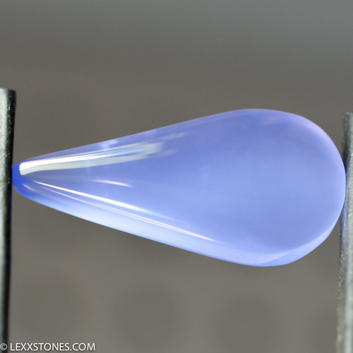 Rare Namibian Gem Blue Otjoruharui  Chalcedony Gemstone Cabochon Hand Crafted By LEXX STONES 16 carats