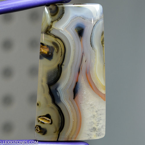 Vibrant Turkish Pseudomorph Stick Agate Gemstone Cabochon Hand Crafted By LEXX STONES 92 Carats