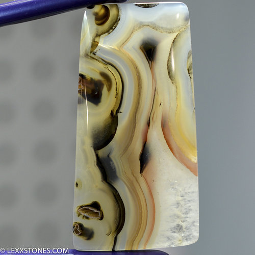 Vibrant Turkish Pseudomorph Stick Agate Gemstone Cabochon Hand Crafted By LEXX STONES 92 Carats