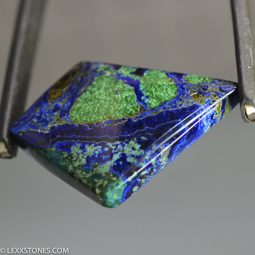 Authentic Old Stock Bisbee Azur-Malachite Chrysocolla Gemstone Cabochon Hand Crafted By Lexx Stones 28 Carats