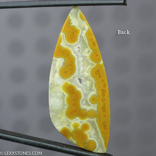 Orbicular Indonesian River Jasper Gemstone Double Sided Cabochon Hand Crafted By LEXX STONES 32 Carats