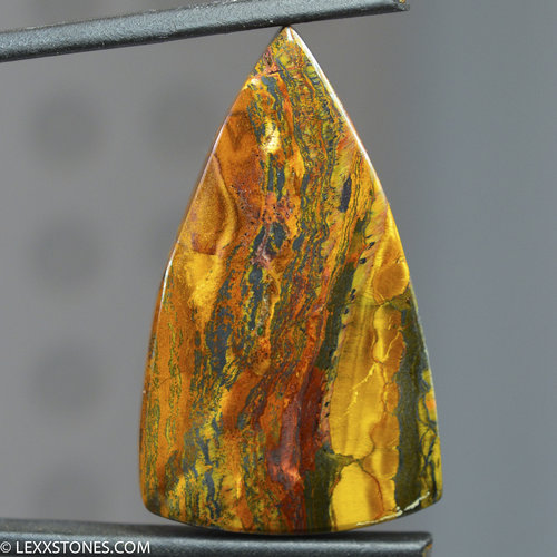 Australian Brockman Marra Mamba Chatoyant Gemstone Cabochon Hand Cut And Polished By LEXX STONES 52 Carats