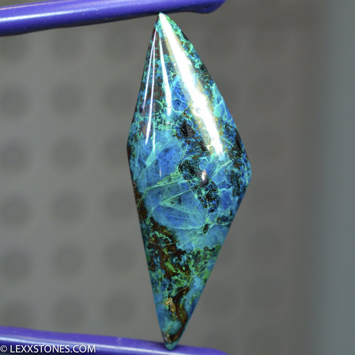 Super Colorful Namibian Shattuckite Chrysocolla Malachite Cuprite Gemstone Cabochon Hand Crafted By Lexx Stones 89 Carats