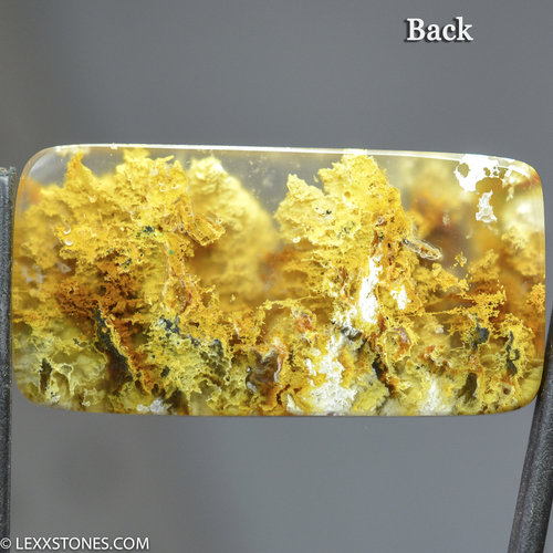 Gorgeous North Ridge Plume Agate Gemstone Cabochon Hand Crafted By Lexx Stones 61 Carats