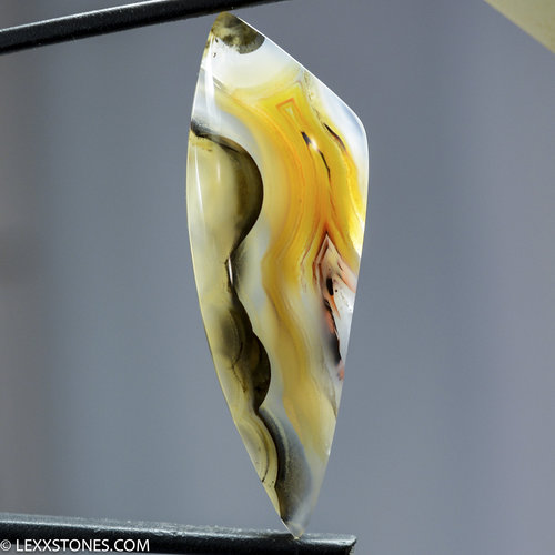 Vibrant Turkish Pseudomorph Agate Gemstone Cabochon Hand Crafted By LEXX STONES 40 Carats