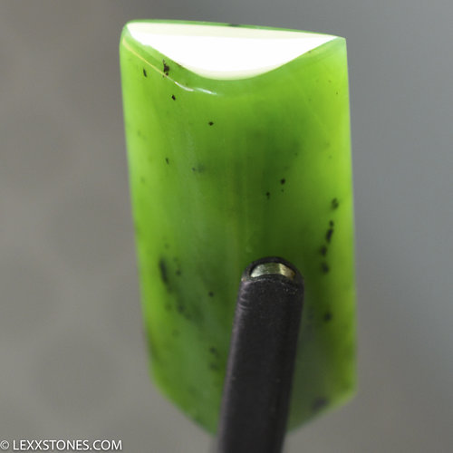 High Grade Cassiar Mountain BC Nephrite Jade  Gemstone Cabochon Hand Crafted by LEXX STONES 59 Carats