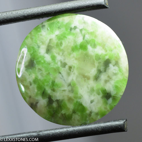 Mottled Green Wyoming Jade  Gemstone Cabochon Hand Crafted by LEXX STONES 11 Carats