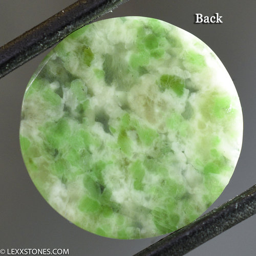 Mottled Green Wyoming Jade  Gemstone Cabochon Hand Crafted by LEXX STONES 11 Carats