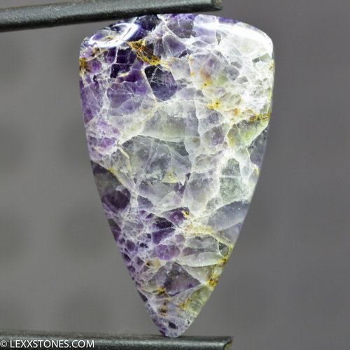 Authentic White Utah Kaleidascope Prism Gemstone Cabochon Hand Crafted By Lexx Stones 41 Carats