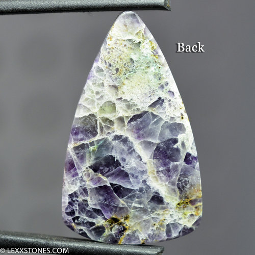 Authentic White Utah Kaleidascope Prism Gemstone Cabochon Hand Crafted By Lexx Stones 41 Carats