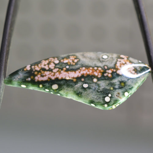 Vintage Ocean Jasper Gemstone Cabochon Hand Crafted By LEXX STONES 42 Carats