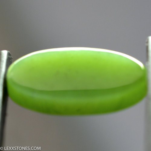 High Grade Wyoming Apple Green Nephrite Jade Gemstone Cabochon Hand Carved by LEXX STONES 19 Carats