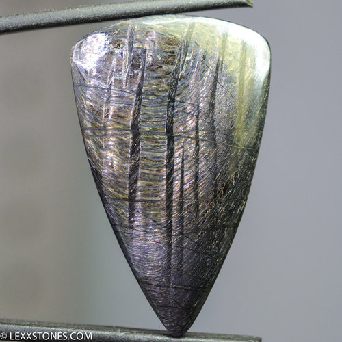 Super Flashy Hypersthene Cabochon Shimmering Schiller Hand Crafted By LEXX STONES 63 Carats