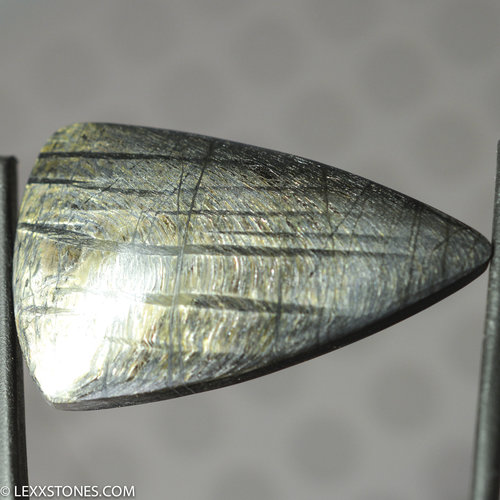 Super Flashy Hypersthene Cabochon Shimmering Schiller Hand Crafted By LEXX STONES 63 Carats