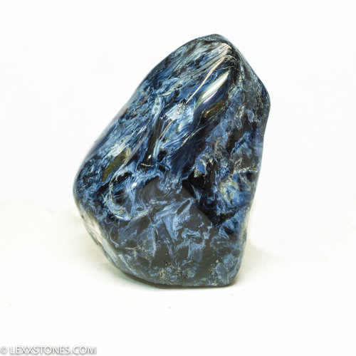 Flashy Rare Chatoyant Namibian Blue Pietersite Polished Gemstone Cobble Hand Crafted By LEXX STONES 52 Grams