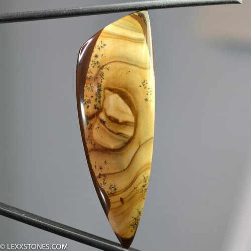 Scenic Royal Sahara Jasper Gemstone Cabochon Hand Crafted By LEXX STONES 53 Carats