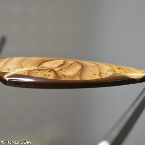 Scenic Royal Sahara Jasper Gemstone Cabochon Hand Crafted By LEXX STONES 53 Carats