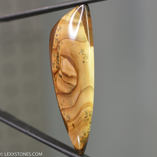 Scenic Royal Sahara Jasper Gemstone Cabochon Hand Crafted By LEXX STONES 53 Carats