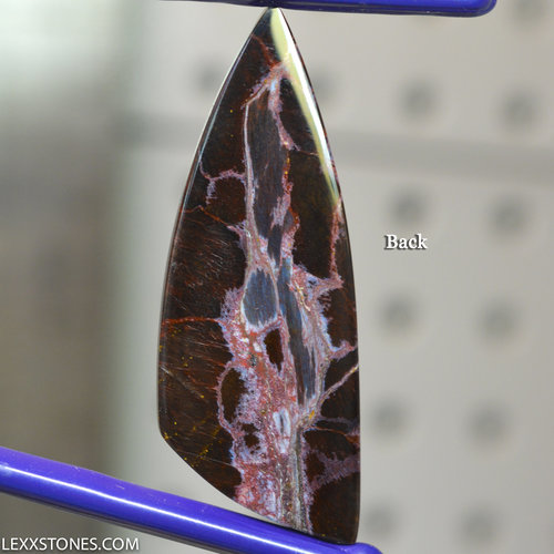 Namibian Red Blue Purple Chaos Pietersite Gemstone Cabochon Hand Crafted By LEXX STONES 68 Carats