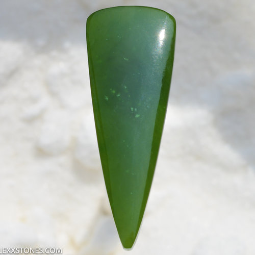High Grade Siberian Nephrite Jade  Gemstone Cabochon Hand Crafted by LEXX STONES 27 Carats