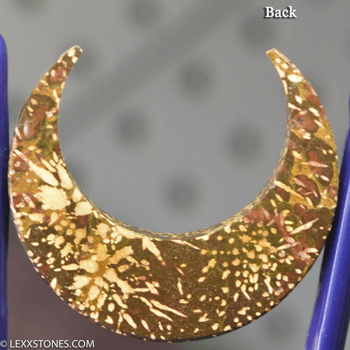 "Moon and Stars" Starburst Chrysanthemum Jasper Gemstone Cabochon Hand Crafted By LEXX STONES 60 Carats