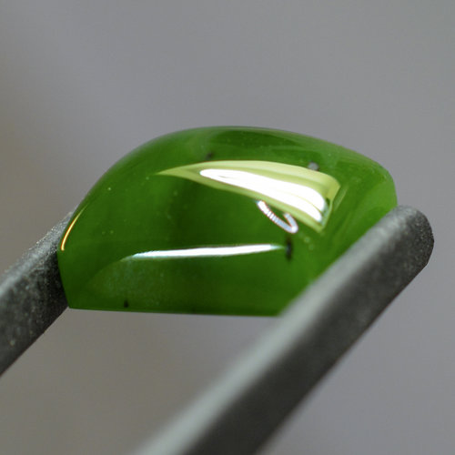 High Grade Siberian Nephrite Jade  Gemstone Cabochon Hand Crafted by LEXX STONES 25 Carats