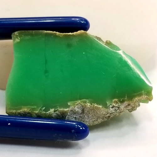 Australian Marlboro Gem Chrysoprase Slab Hand Cut And Polished By LEXX STONES 32 Carats