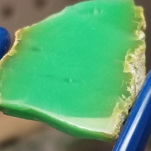 Australian Marlboro Gem Chrysoprase Slab Hand Cut And Polished By LEXX STONES 32 Carats