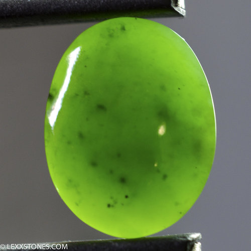 High Grade Siberian Nephrite Jade  Gemstone Cabochon Hand Crafted by LEXX STONES 10 Carats