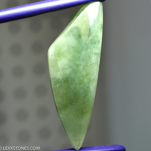 Rare Old Stock Pre-Embargo Burmese Jadeite Jade Gemstone Cabochon Hand Crafted by LEXX STONES 75 Carats