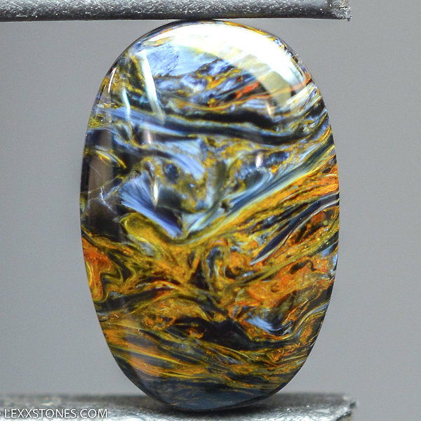 Fiery High Chatoyancy Namibian Pietersite Gemstone Cabochon Hand Crafted By LEXX STONES 11.5 Carats
