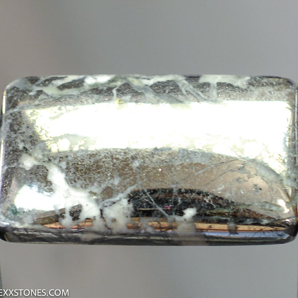 Rare Native Silver In Cobaltite Gemstone Cabochon Hand Crafted by Lexx Stones 119 Carats
