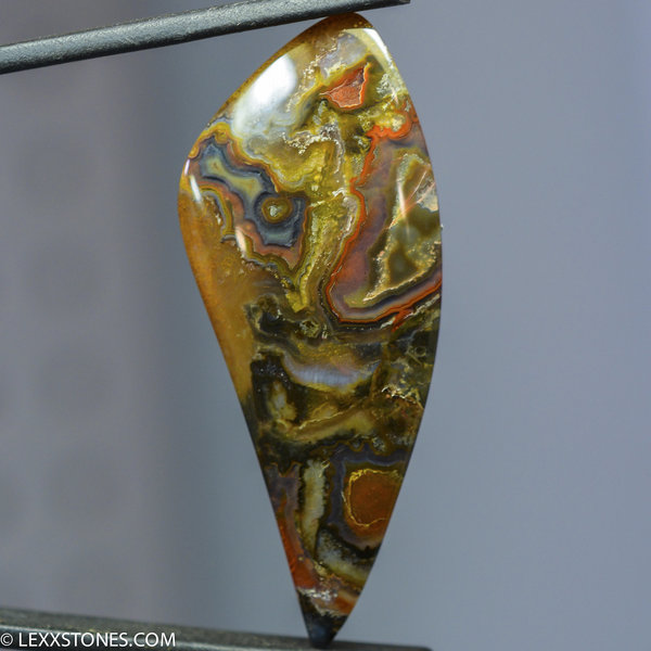 Agua Nueva Agate Gemstone Cabochon Hand Crafted By LEXX STONES 43 Carats