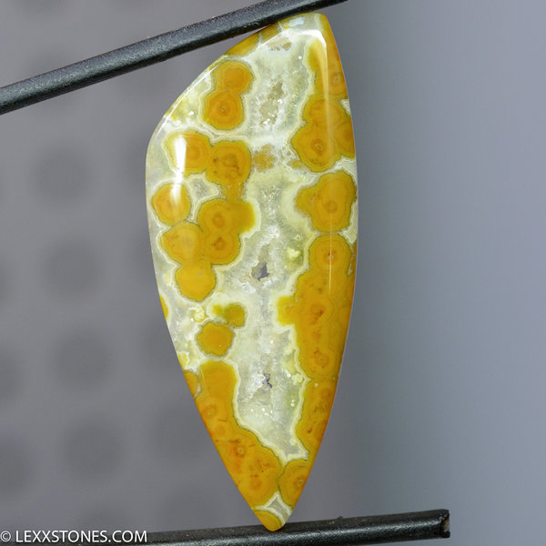 Orbicular Indonesian River Jasper Gemstone Double Sided Cabochon Hand Crafted By LEXX STONES 32 Carats