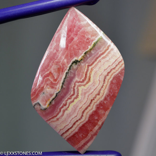 Argentina Rhodochrosite Gemstone Cabochon Hand Crafted By LEXX STONES 96 Carats