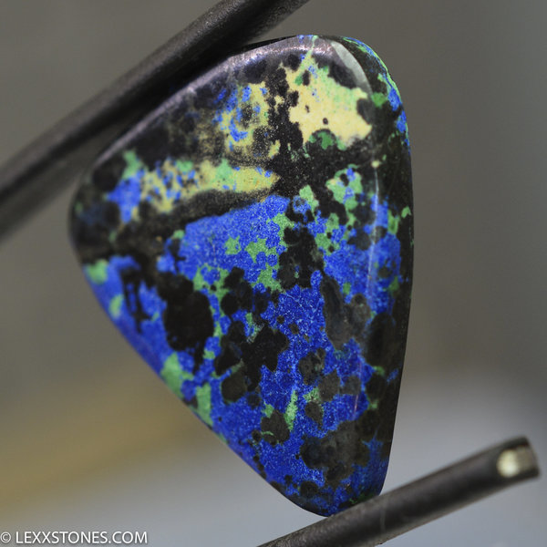 Authentic Old Stock Bisbee Azur-Malachite Chrysocolla Gemstone Cabochon Hand Crafted By Lexx Stones 24 Carats