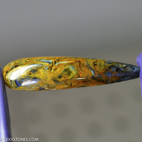 Fiery High Chatoyancy Namibian Pietersite Gemstone Cabochon Hand Crafted By LEXX STONES 40 Carats