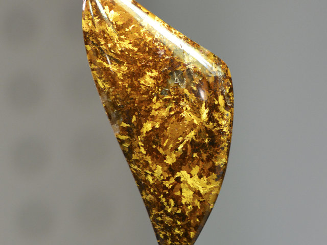 Chatoyant Golden Amphibolite Gemstone Cabochon Hand Cut And Polished By LEXX STONES 33 Carats