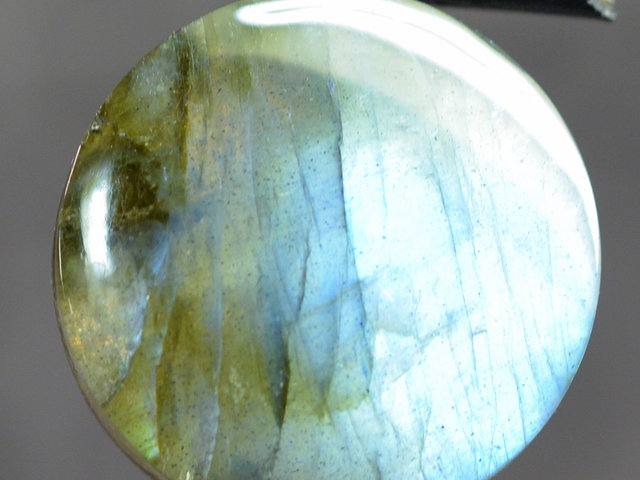 Glowing Blue Madagascar Labradorite Cabochon Shimmering Labradorescence Hand Crafted By LEXX STONES 31 Carats