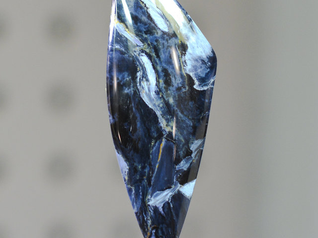 Flashy Chatoyant Namibian Blue Pietersite Gemstone Cabochon Hand Crafted By LEXX STONES 31.5 Carats