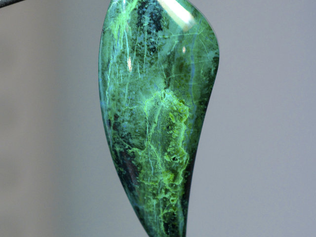 Authentic Lilly Mine Peruvian Chrysocolla Cabochon Hand Crafted By Lexx Stones 57 Carats