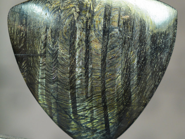 Super Flashy Hypersthene Cabochon Shimmering Schiller Hand Crafted By LEXX STONES 98 Carats