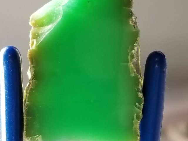 Australian Marlboro Gem Chrysoprase Slab Hand Cut And Polished By LEXX STONES 32 Carats