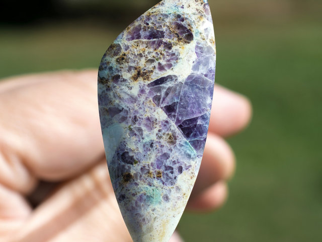 Authentic White Utah Kaleidascope Prism Gemstone Cabochon Hand Crafted By Lexx Stones 65 Carats